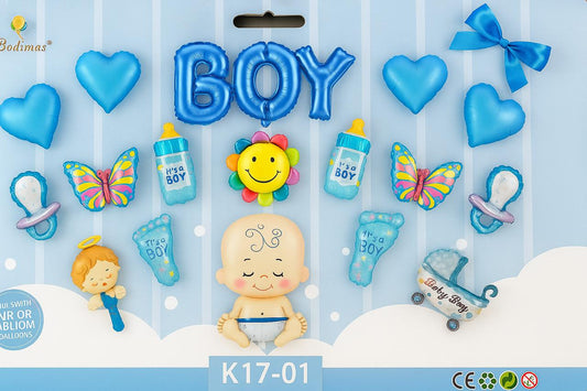 Its a Boy 17 pcs Baby Shower Decoration theme Set