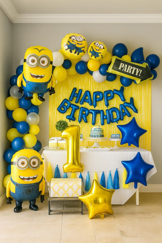 Minnions Happy Birthday Decoration Theme Set