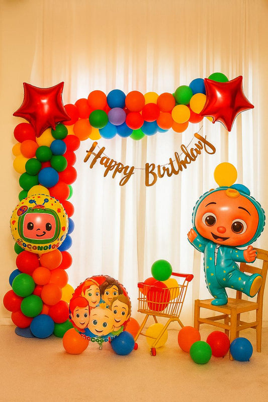 Cocomelon Happy Birthday Decoration theme Set