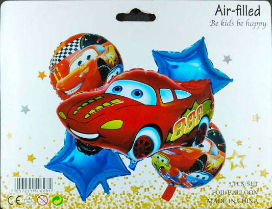 5 Pcs McQueen Car Theme For Birthday and Party Decorations for Kids