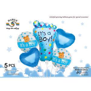 5 Pcs Its a Boy Theme For Baby Shower Decoration