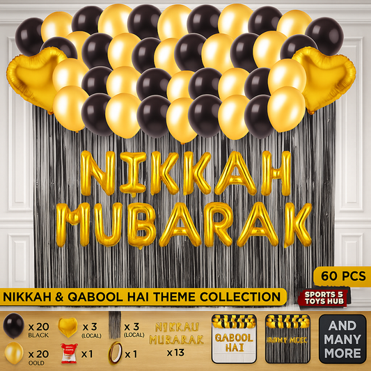Nikkah Mubarak Decoration Theme Setup